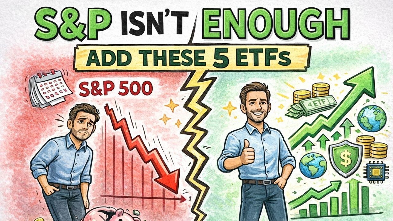PUŁAPKA S&P 500: Dlaczego 99% inwestor&oacute;w potrzebuje tych 5 ETF-&oacute;w (Portfel Twierdza)