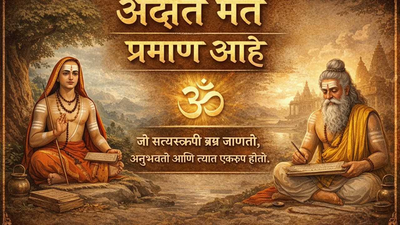अद्वैत मत प्रमाण आहे# कैवल्य मार्ग
