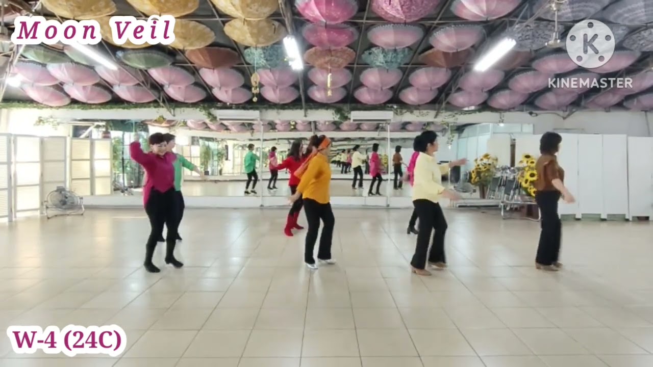 Moon Veil ||Line Dance||Intermediate|| Kuk Komson&Eun Hee Yoon(KOR)-January 2026||YNL& Dancing Mom's