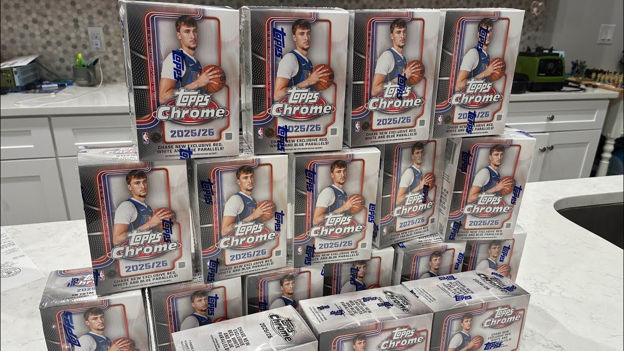 *WOW INSANE HITS FROM 20 BLASTERS! 🔥😱 Opening 20 Blaster Boxes of 2025-26 Topps Chrome Basketball