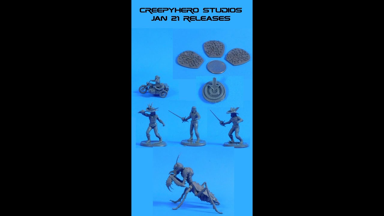 CreepyHero Studios Jan21 Etsy Releases