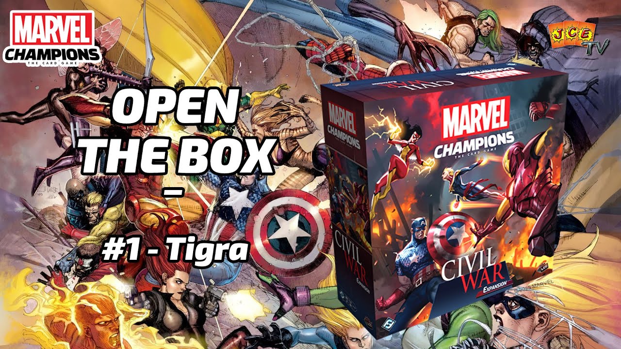 [Open the box] Civil War #1 - Tigra [Marvel Champions JCE TV]