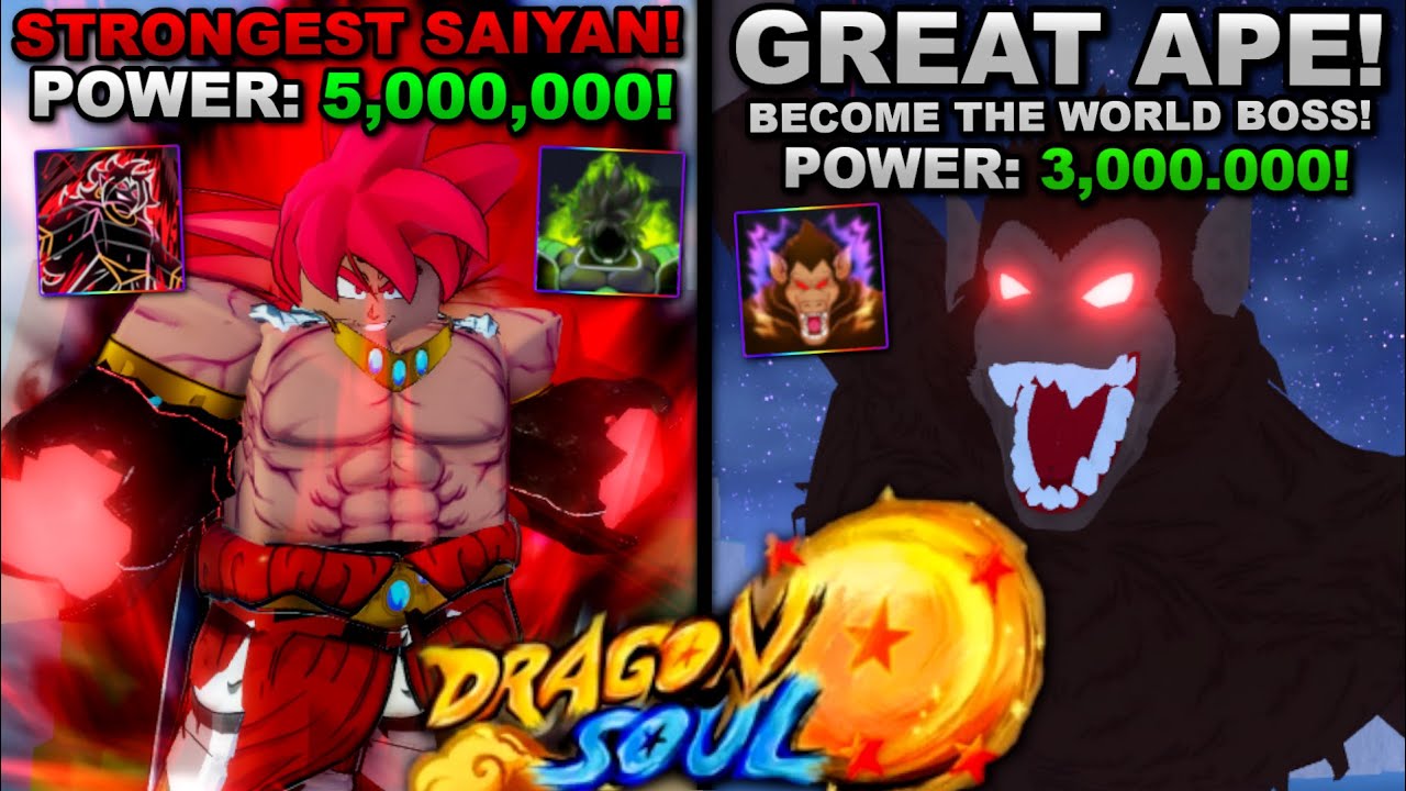 Становление ВЕЛИКОЙ САЙЯНСКОЙ ОБЕЗЬЯНОЙ в Roblox Dragon Soul... Вот что произошло!