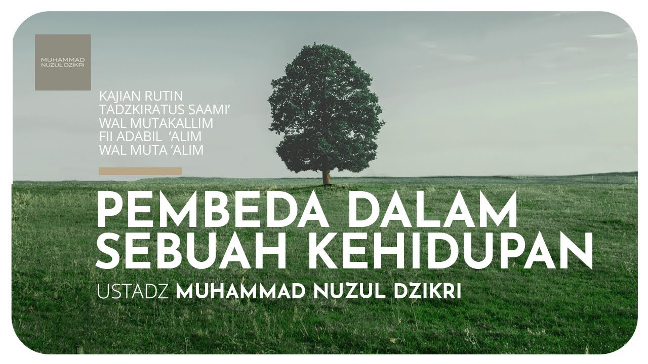 12. PEMBEDA DALAM SEBUAH KEHIDUPAN