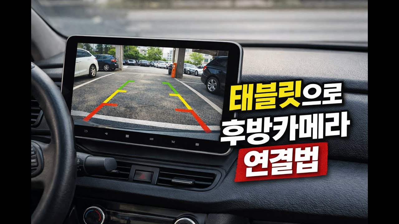태블릿 후방카메라 연결 이렇게 하면됩니다! #안드로이드올인원 #차량용태블릿 #태블릿후방연결 #태블릿후방카메라방법 #후방카메라태블릿