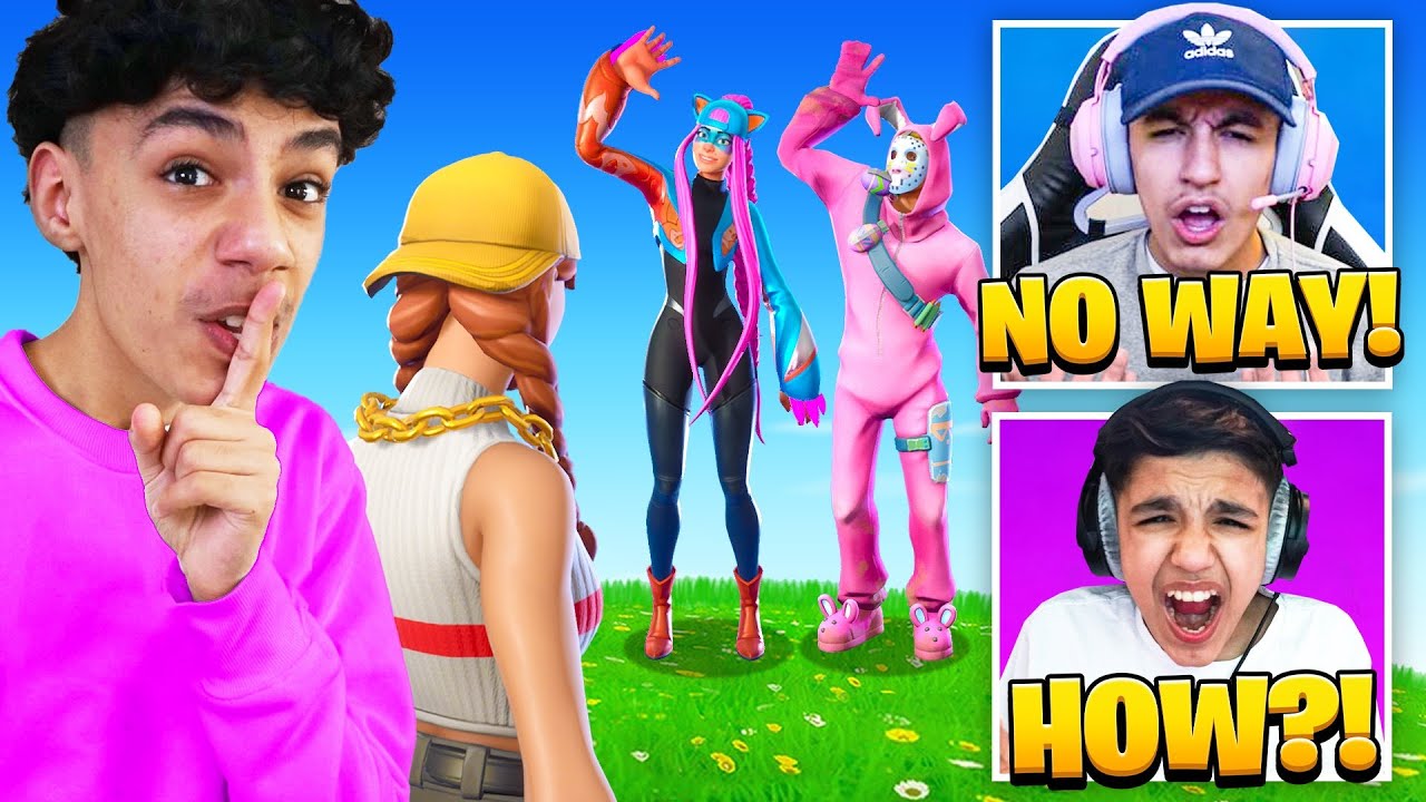 I SECRETLY Got in the Same Squads Game as my Brothers in Fortnite!