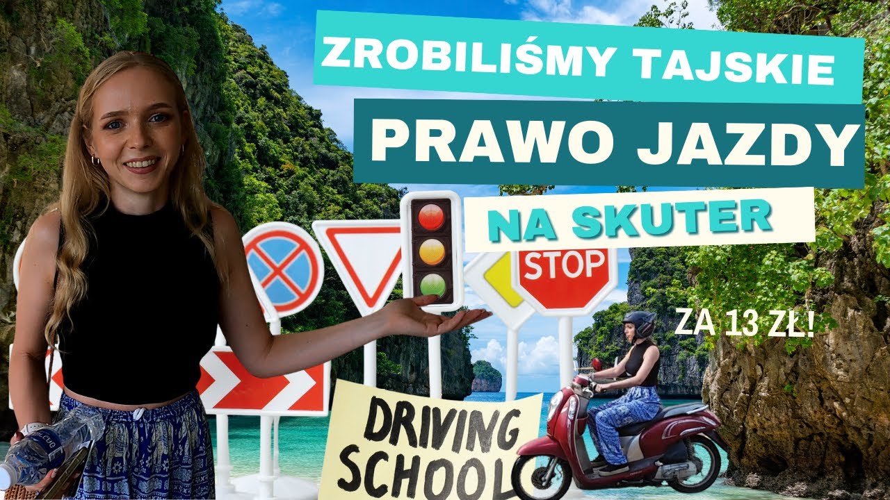 Prawo jazdy na skuter w Tajlandii? 🤔 Oblałam...🛵 | Vlog Tajlandia 🏝️