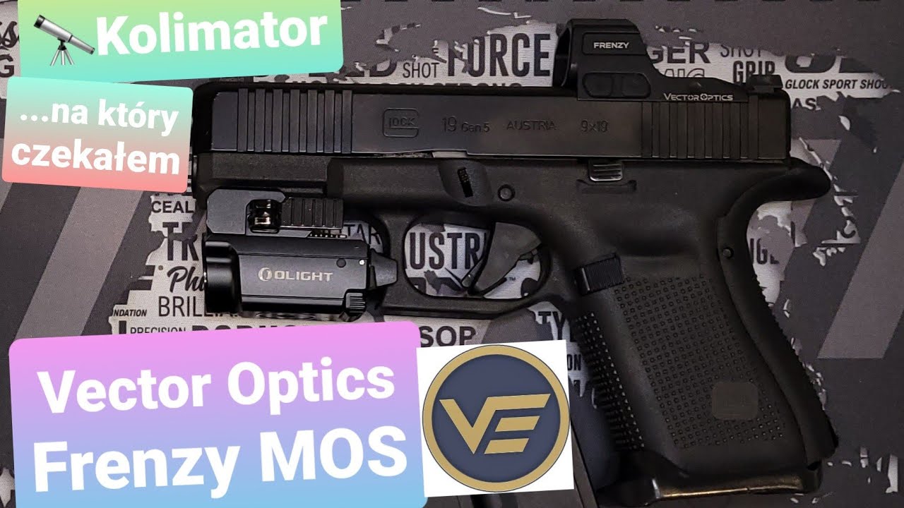 🔭Kolimator na kt&oacute;ry czekałem: Vector Optics Frenzy MOS na 🔫Glocku 19 gen5 MOS