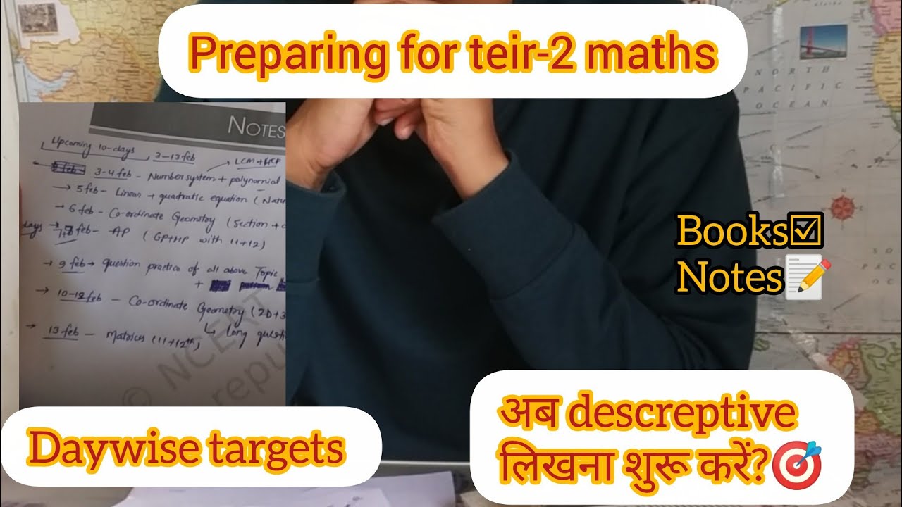Started my teir-2 preparation 🎯📝daywise targets☑️