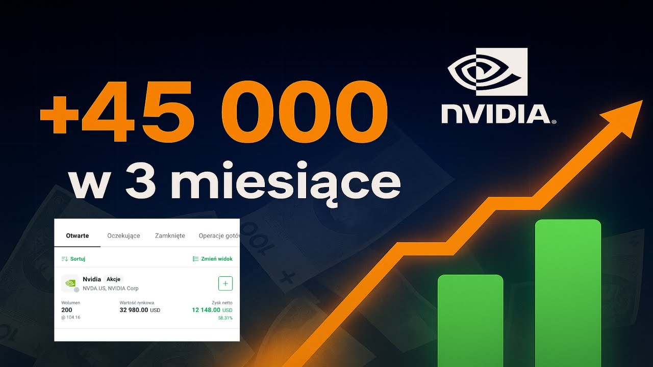 Zarobiłem 45 000 zł w 3 miesiące na akcjach Nvidia. Jak inwestować w sp&oacute;łki technologiczne?