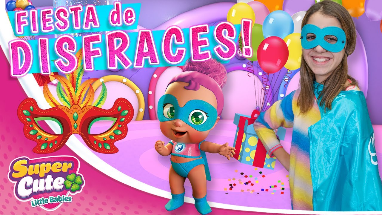 Larukyna de Tremending Girls se prepara para la FIESTA de DISFRACES Super Cute 🦸‍♀🍀  | COLORBABY
