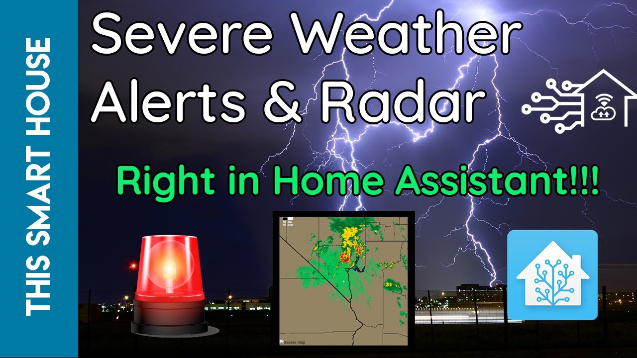 Severe Weather Alerts & Radar Right In Home Assistant
