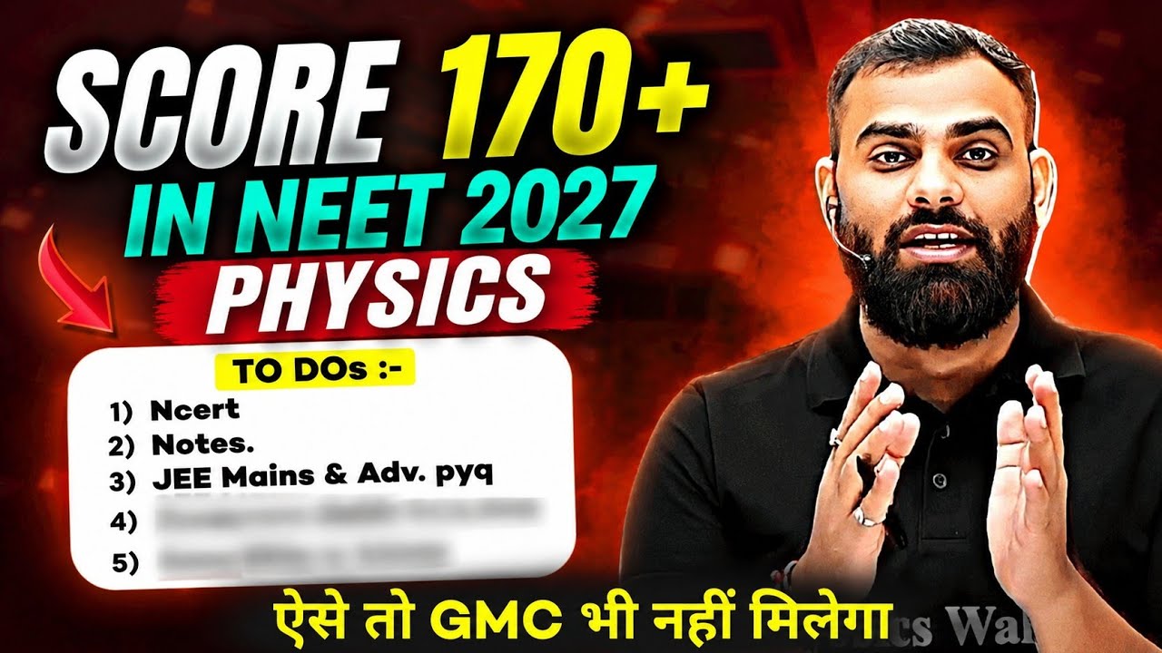 Score 170+ in Physics ⚠️ NEET 2027 Resources & Strategy | MR Sir #reneet #nta #neet2027 
