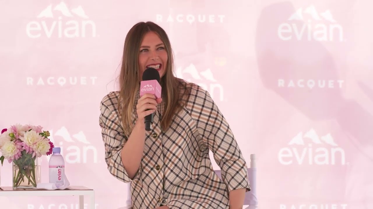 Maria Sharapova and Andrea Petkovic Talk Coco Gauff on the SS evian