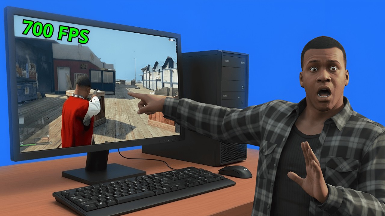 JUGUÉ GTA 5 en la PEOR PC (4 GB DE RAM)