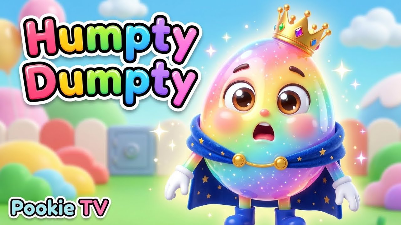 Humpty Dumpty 🥚 | Nursery Rhymes for Kids | Pookie TV