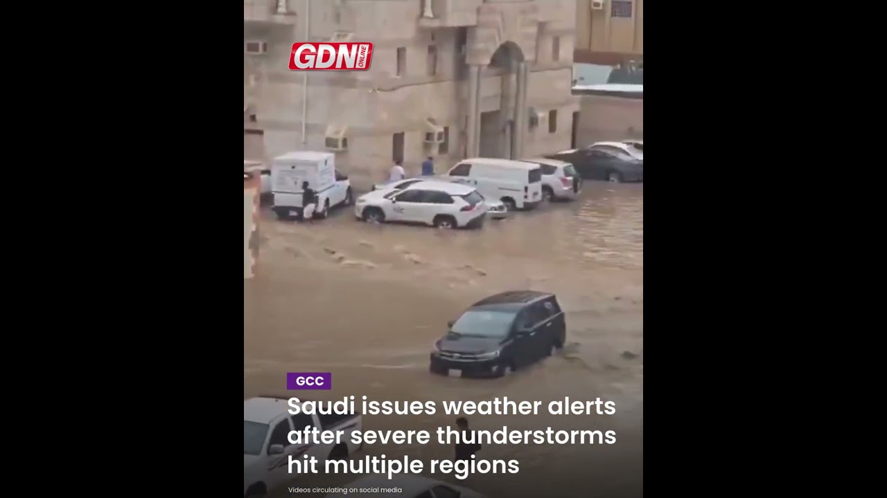 Saudi issues weather alerts after severe thunderstorms hit multiple regions