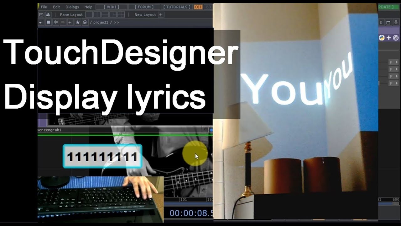 29th Split texts[TouchDesigner](English)