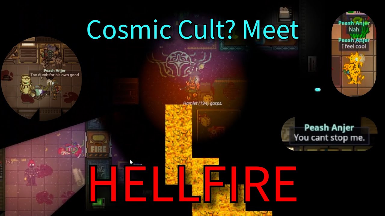 The Cosmic Cult VS A Pyromaniac | Space Station 14 Funkystation