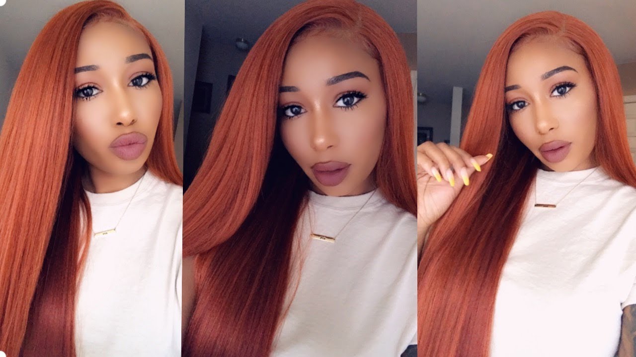 My New Pumpkin Orange Wig| Ft. Chade Fashion