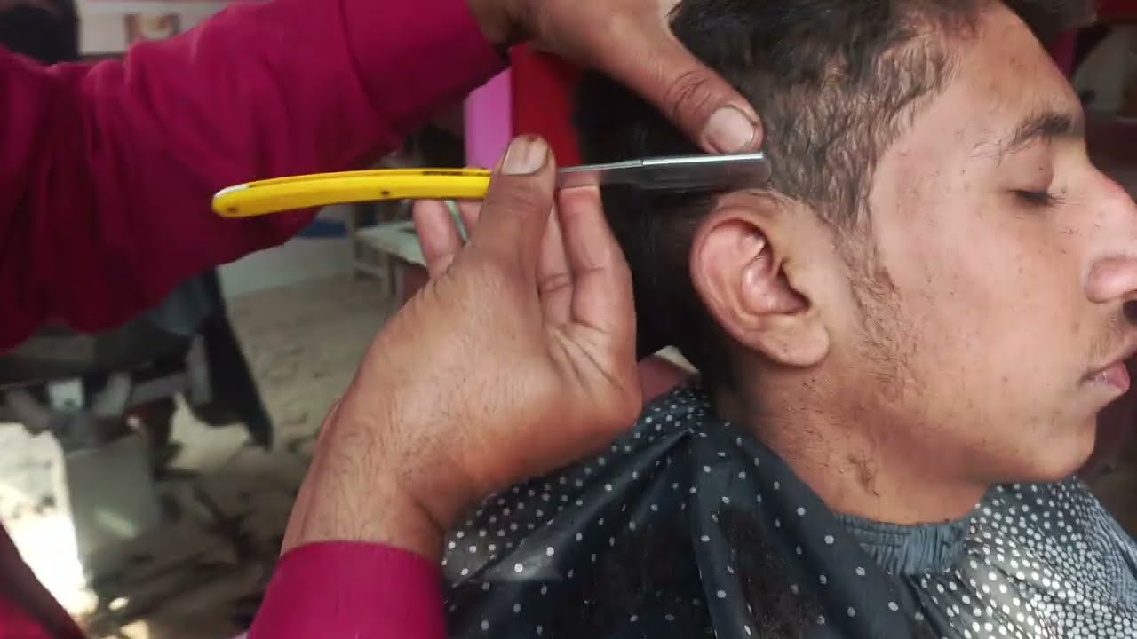 ASMR Fast Hair Cutting With Barber Old [ASMR Amazing Video]