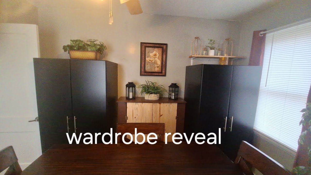Dining room wardrobes reveal/ dinner 
