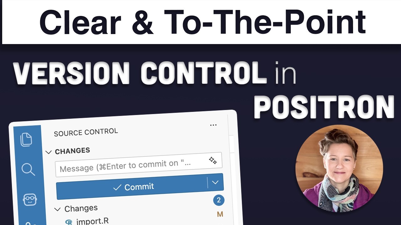 Система контроля версий Git для анализа данных в Positron