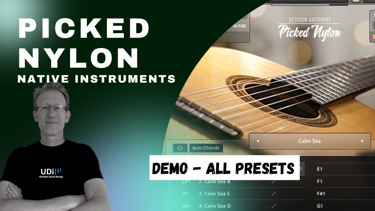 Session Guitarist - Picked Nylon - Demo - No Talking!