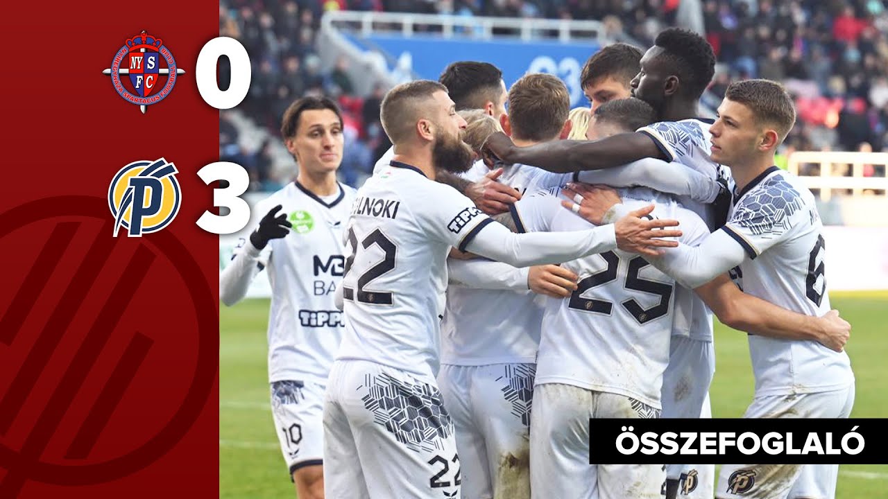 NB I: Nyíregyháza–Puskás Akadémia 0–3 | összefoglaló