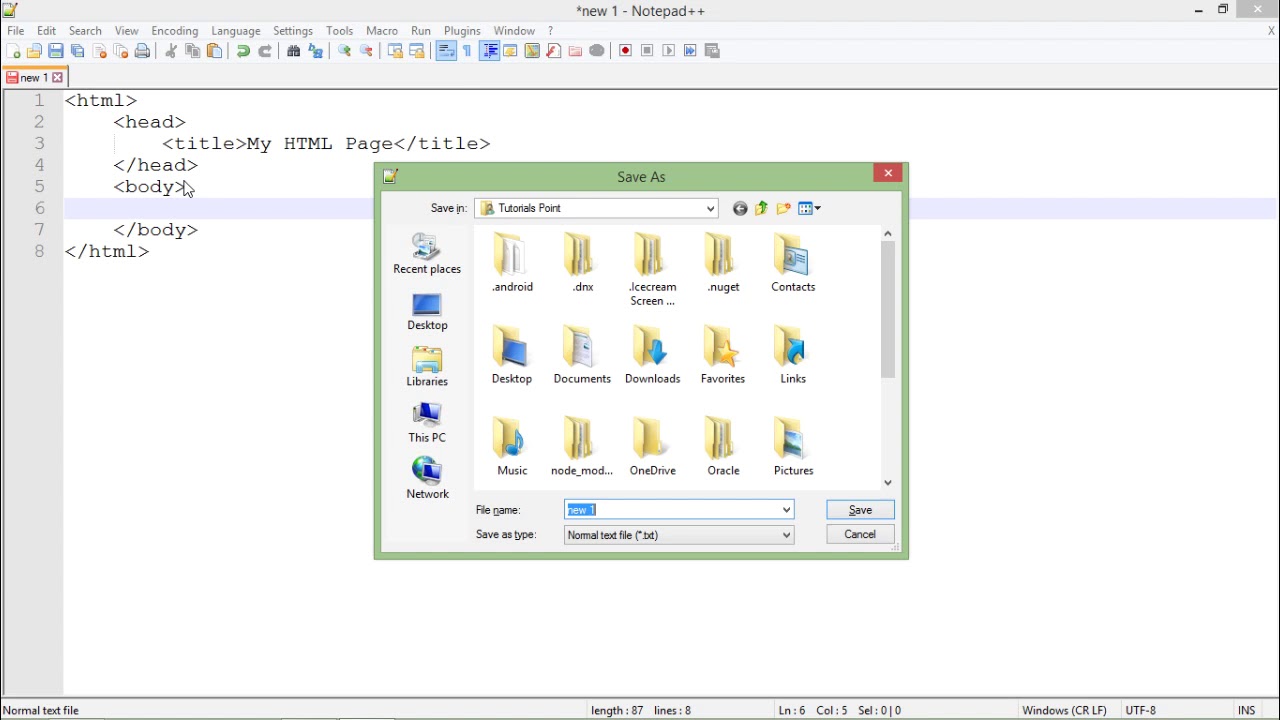 HTML - Getting Started