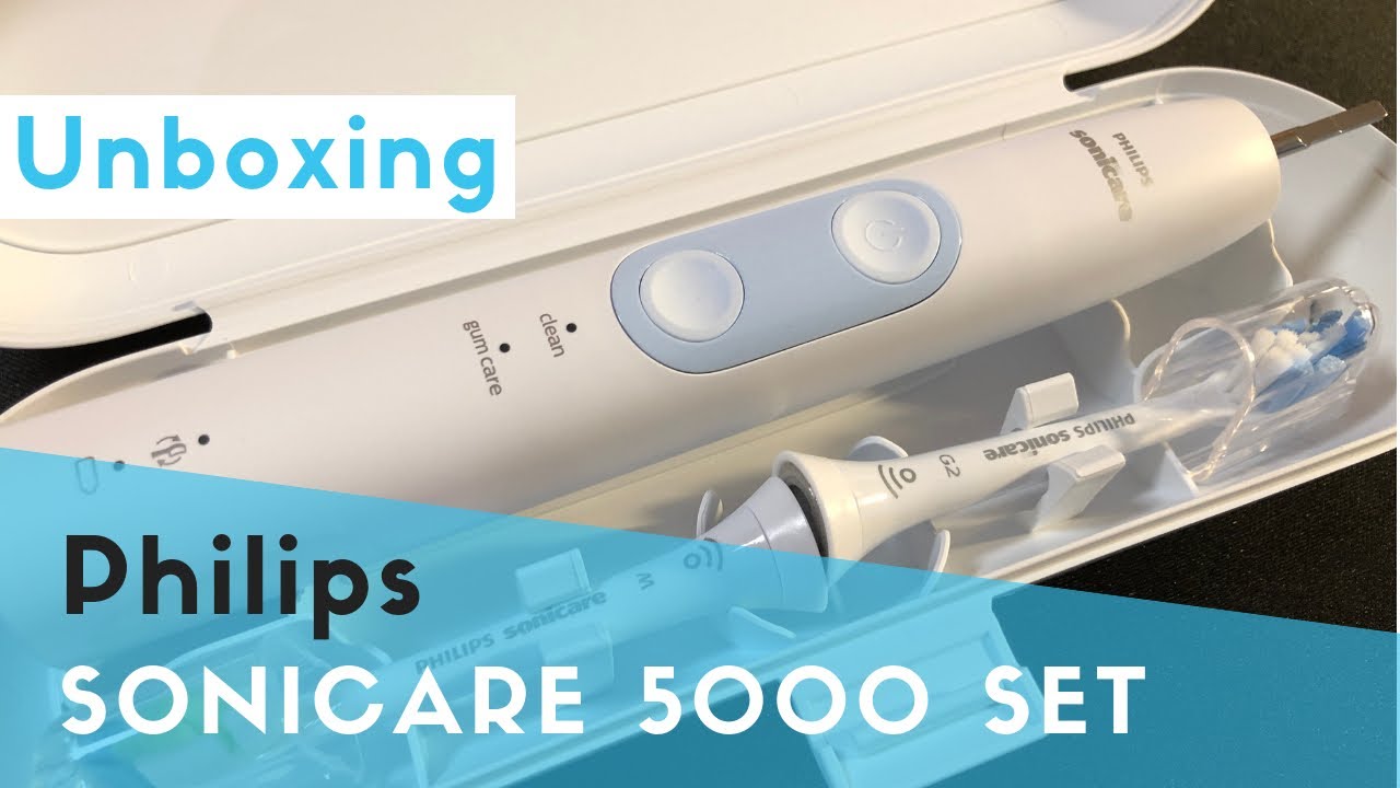 Philips Sonicare 5000 - Unboxing these popular electric toothbrushes