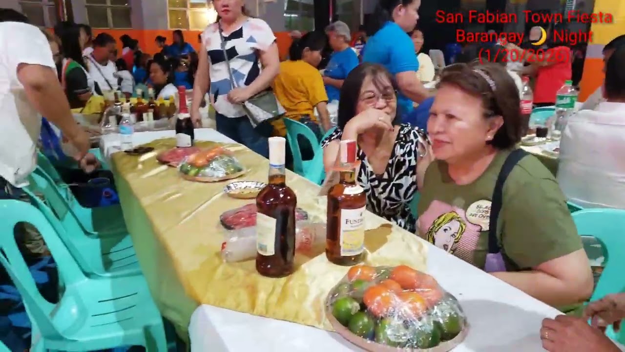 San Fabian Town Fiesta's Barangay Night Event (1/20/26)