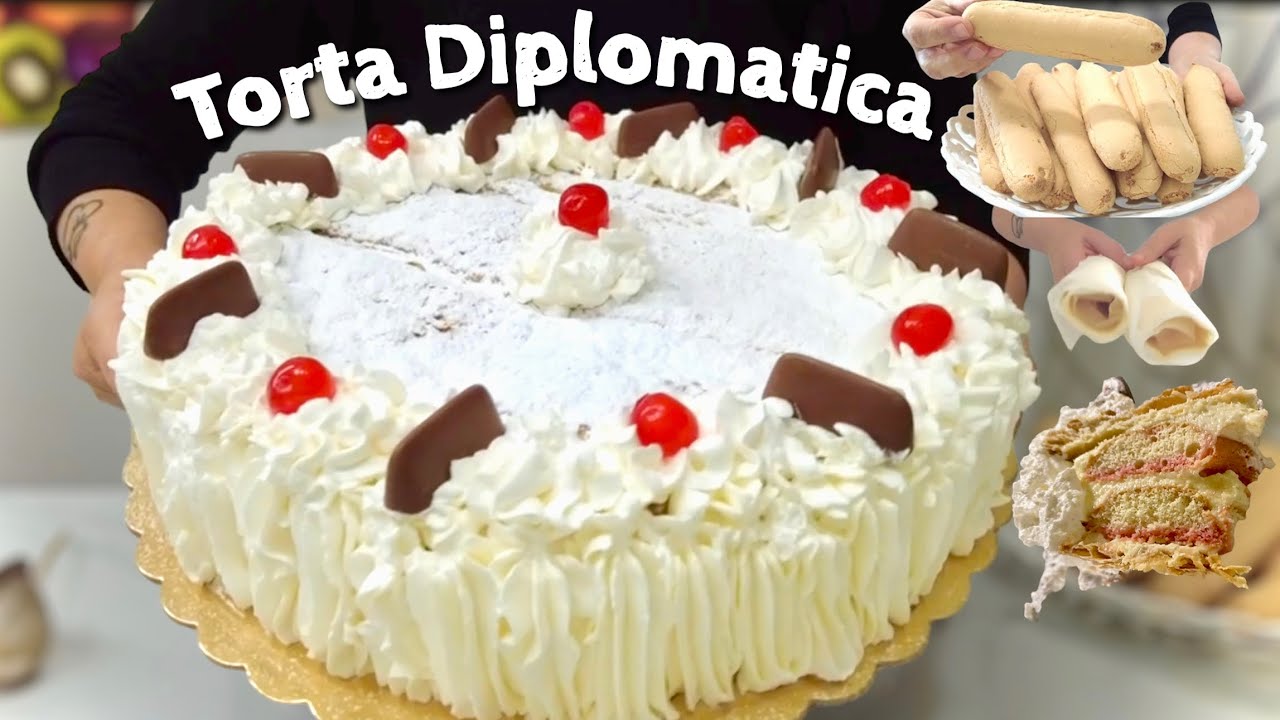 ТОРТ ДИПЛОМАТИЧЕСКИЙ ДЕКОРИРОВАННЫЙ - ПРОСТОЙ И БЫСТРЫЙ праздничный десерт