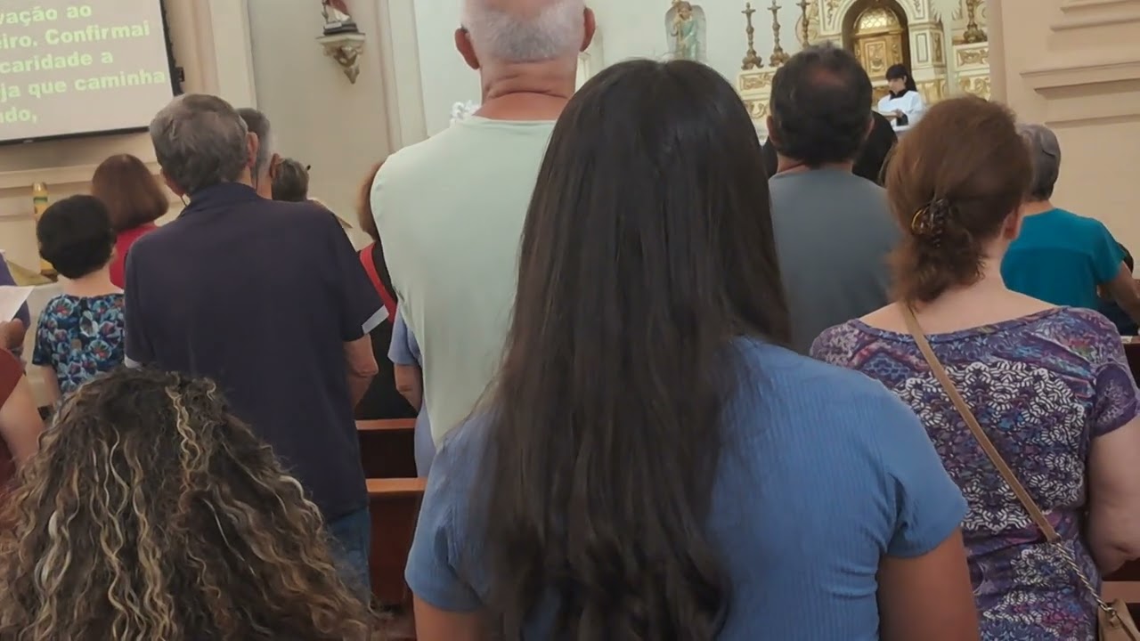 Quarta feira de Cinzas missa com minha mae malu na paroquia sao joao maria vianney. Última parte