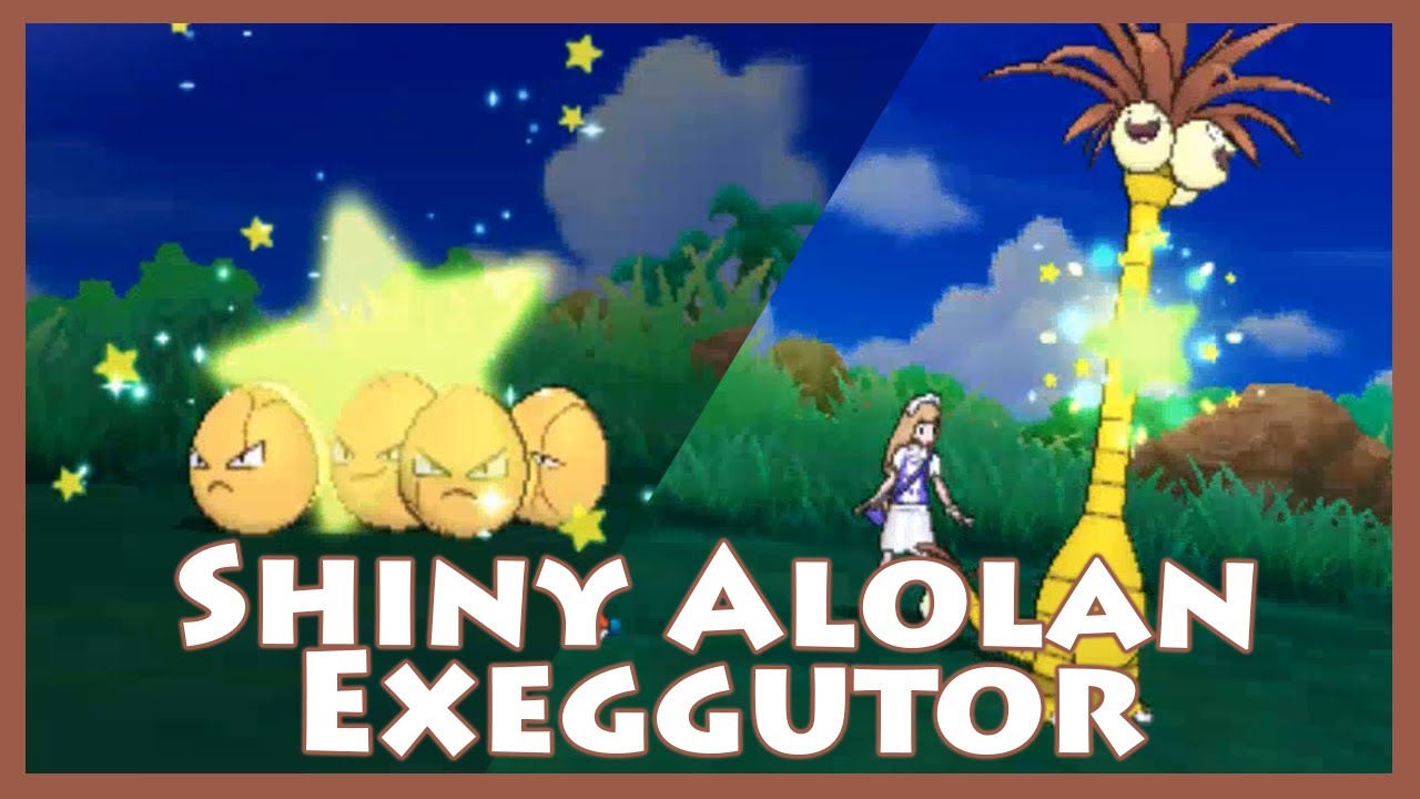 SOS Shiny Hunting - Exeggcute/Alolan Exeggutor! Pokemon Moon