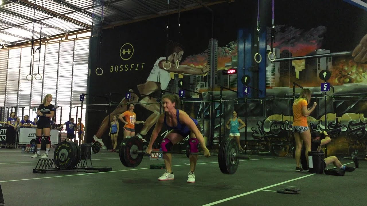 Tia-Clair Toomey with an 87.5kg snatch (5kg PR) at the Torian Pro!