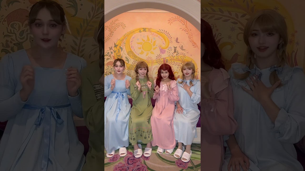 【Dハロ仮装】パジャマからプリンセスに変身🎀🪄