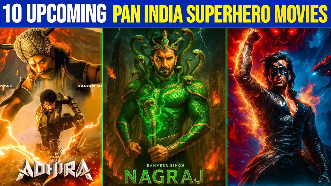 Top 10 Indian Superhero Movies 2025-27 | Krrish 4, Shaktimaan, Kalki 2 Blast!