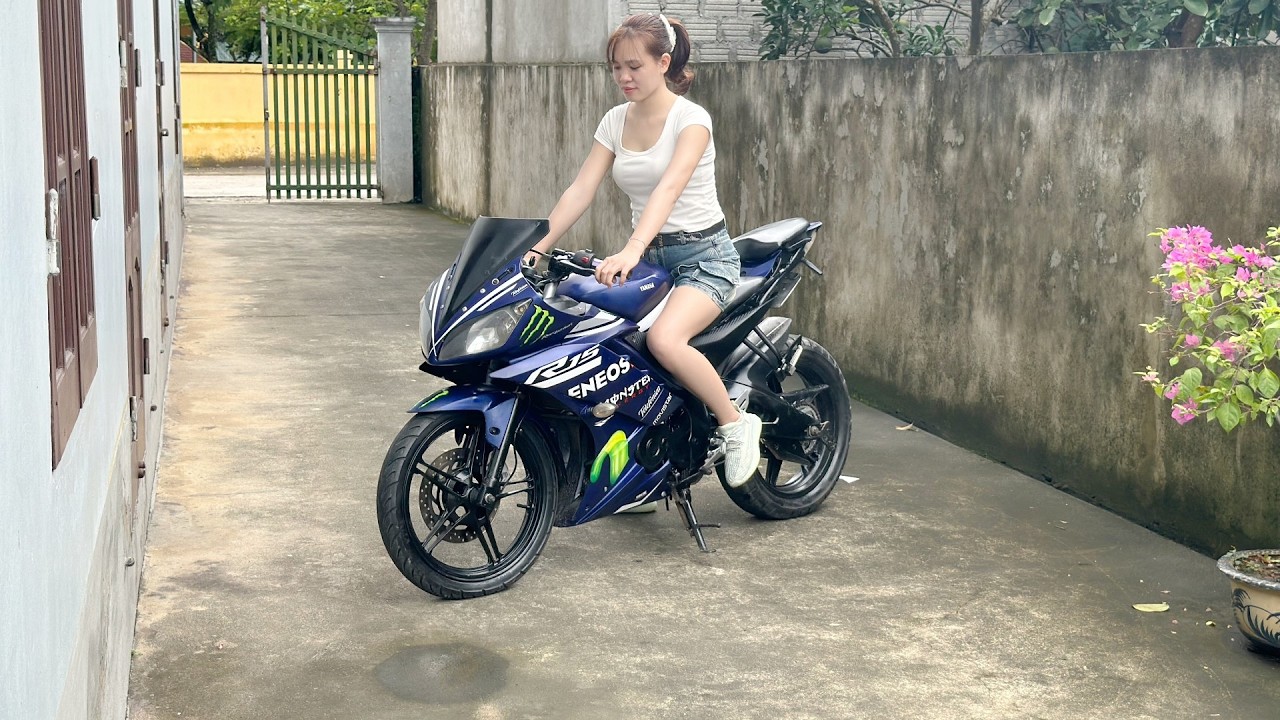The challenge for the genius girl: Restore and refurbish a Yamaha R15.🏍🏍🏍
