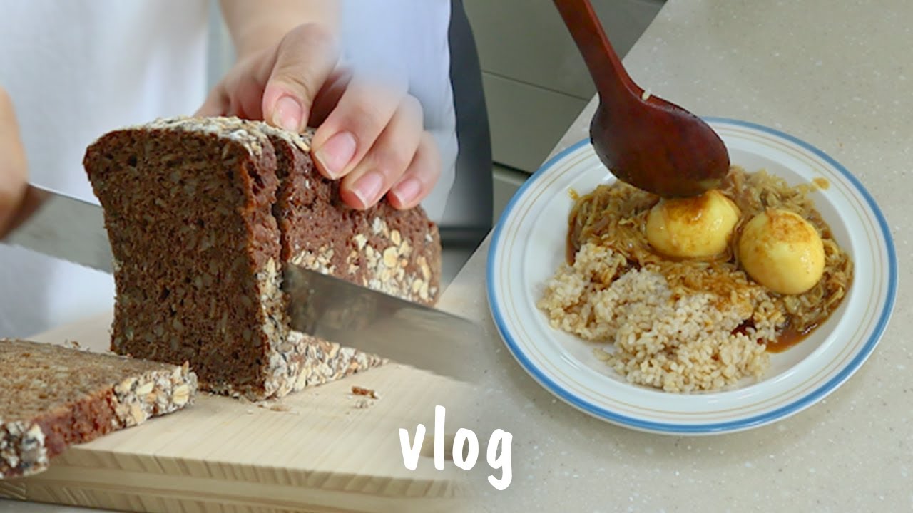 먹은 것들vlog) 하루 동안 먹는 아침,점심,간식,저녁 식사 전부 담았어요!
