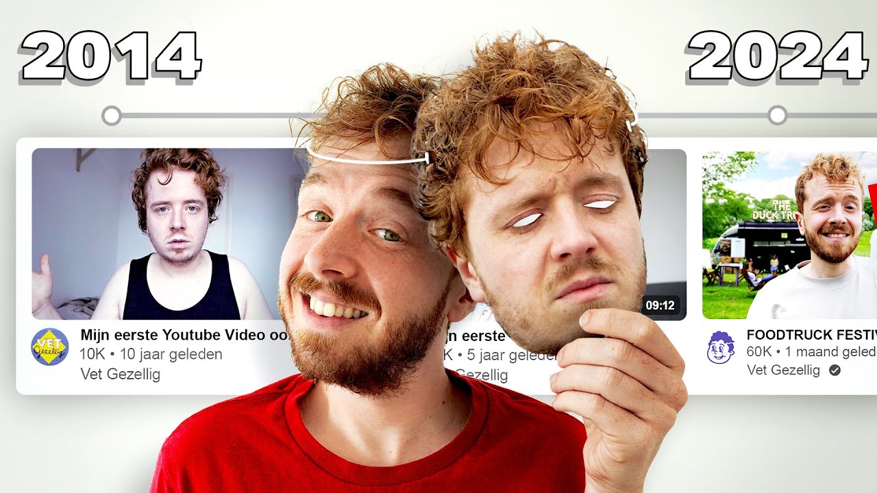 10 jaar YOUTUBE! 🫣 Een EERLIJKE terugblik in 62 minuten..