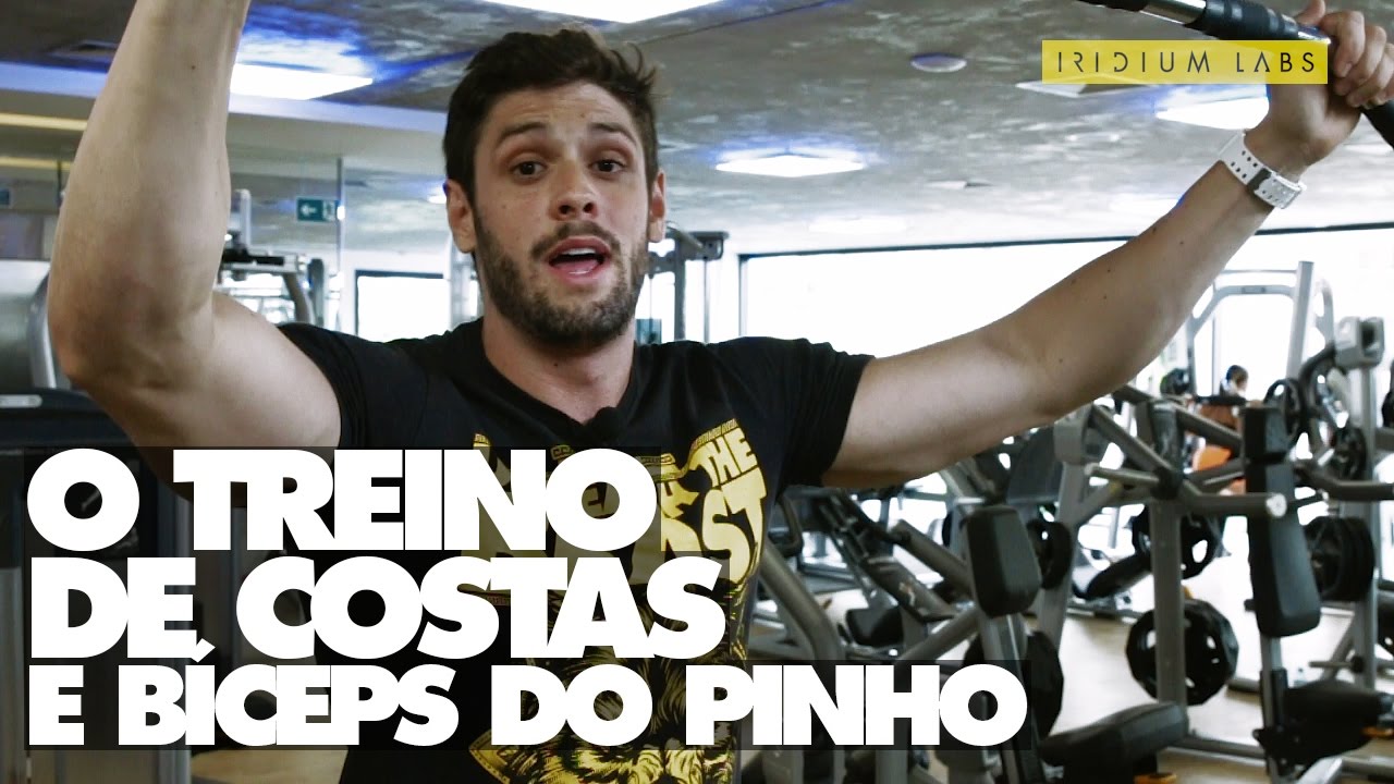 Treino do Pinho: b&iacute;ceps e costas | Feito de Iridium