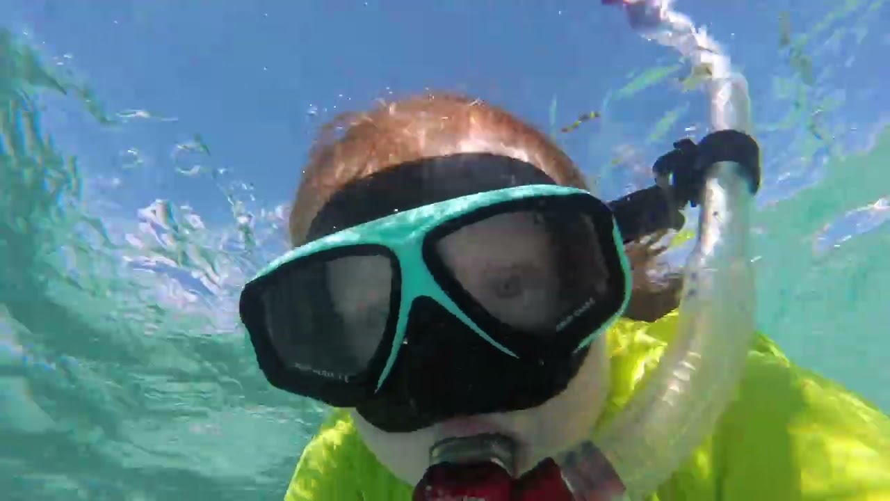 Snorkelling with my daughter in Ayia Napa sandy bay October 2025