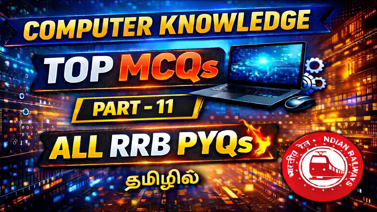 COMPUTER KNOWLEDGE Top MCQs | Part 11 | All RRB PYQs Covered 💻🔥