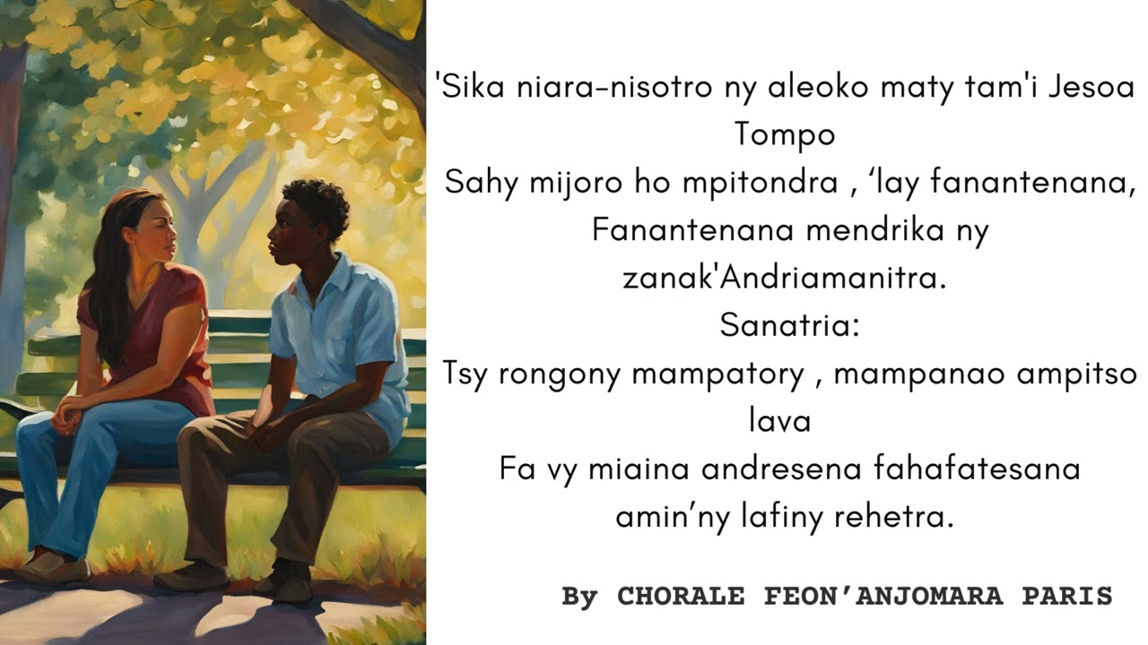 'Sika niara nisotro ny aleoko maty - Chorale FEON'ANJOMARA FKMP Paris
