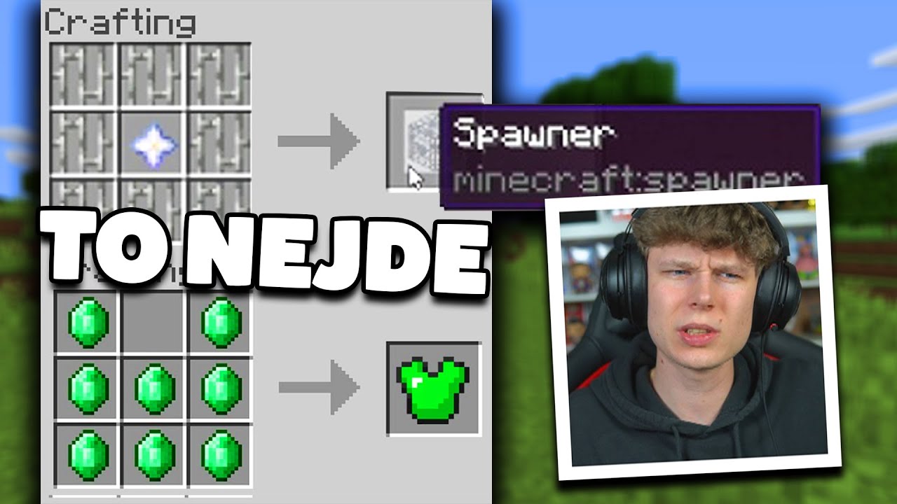 Minecraft, ale věci CO NEJDOU VYROBIT... JDOU