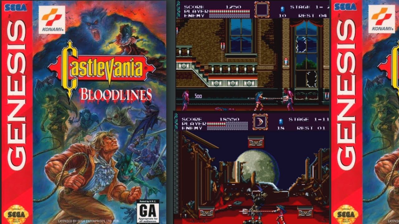 |  CASTLEVANIA : BLOODLINES  | GAMEPLAY | SEGA GENESIS |