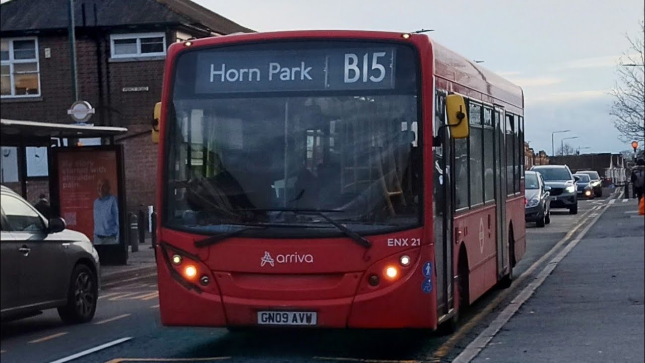 Kickdown Galore! 🔥 | Ride on Arriva London ENX21 GN09AVW ADL Enviro200 on Bus Route B15