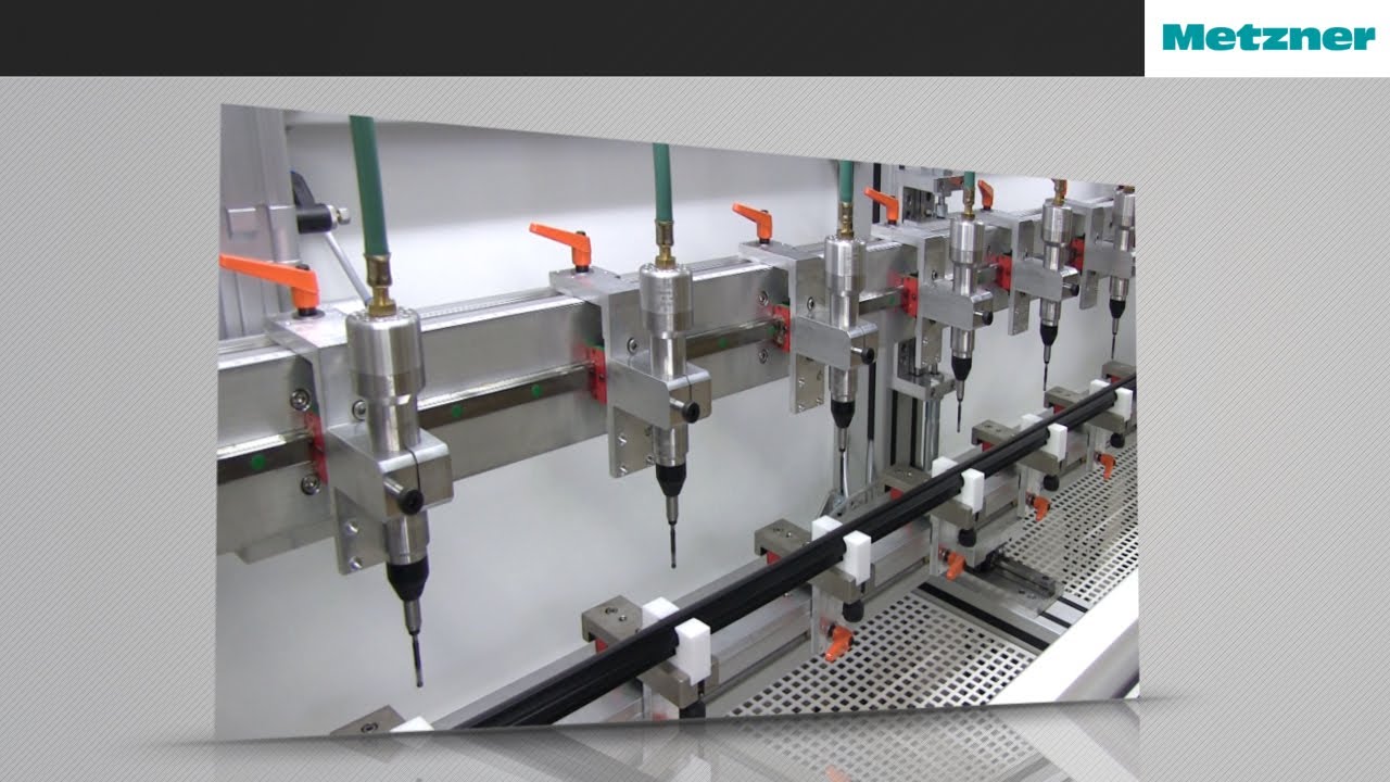 Automatic Drilling Machine for Rubber Profiles | Metzner