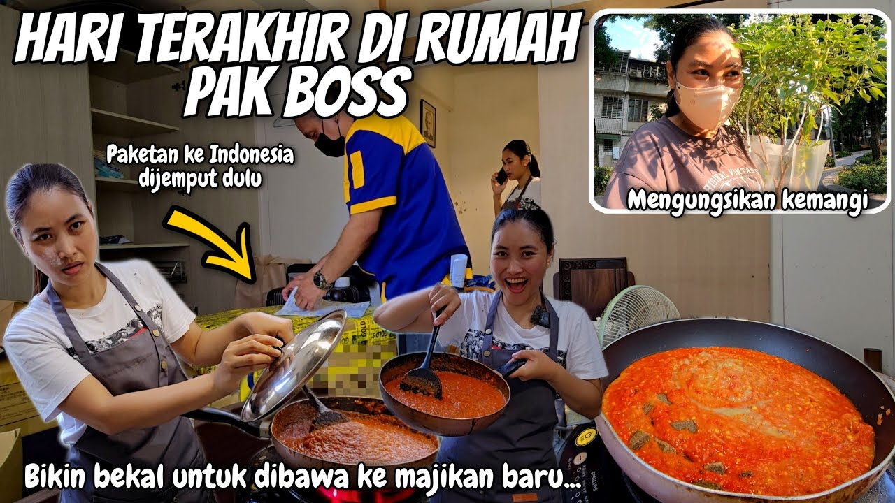 MALAM TERAKHIR DI RUMAH PAK BOS‼️ PACARNYA DATANG, BIKIN BEKAL UNTUK DIBAWA KE MAJIKAN BARU‼️